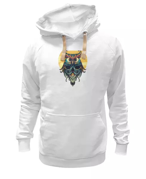 Заказать женскую толстовку в Москве. Женская толстовка Сова (Owl) от printik - готовые дизайны и нанесение принтов.