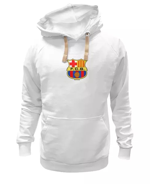 Заказать женскую толстовку в Москве. Женская толстовка Futbol Club Barcelona от KinoArt - готовые дизайны и нанесение принтов.