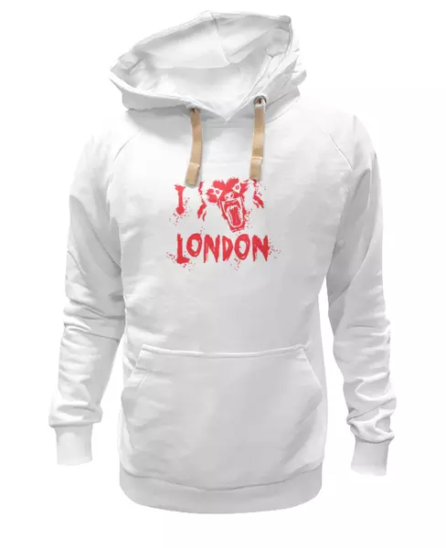 Заказать женскую толстовку в Москве. Женская толстовка I love London  от ПРИНТЫ ПЕЧАТЬ  - готовые дизайны и нанесение принтов.