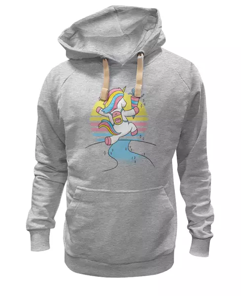 Заказать женскую толстовку в Москве. Женская толстовка Happy Unicorn от Павел Павел - готовые дизайны и нанесение принтов.