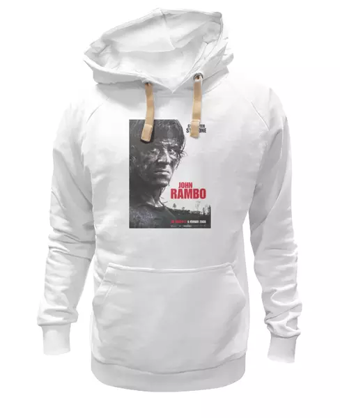 Заказать женскую толстовку в Москве. Женская толстовка Rambo IV  от KinoArt - готовые дизайны и нанесение принтов.