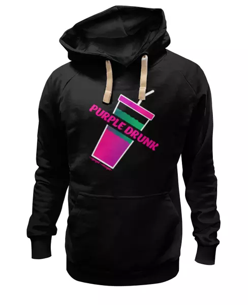 Заказать женскую толстовку в Москве. Женская толстовка Purple drank от #GOGEL#MOGEL от #GOGEL #MOGEL - готовые дизайны и нанесение принтов.