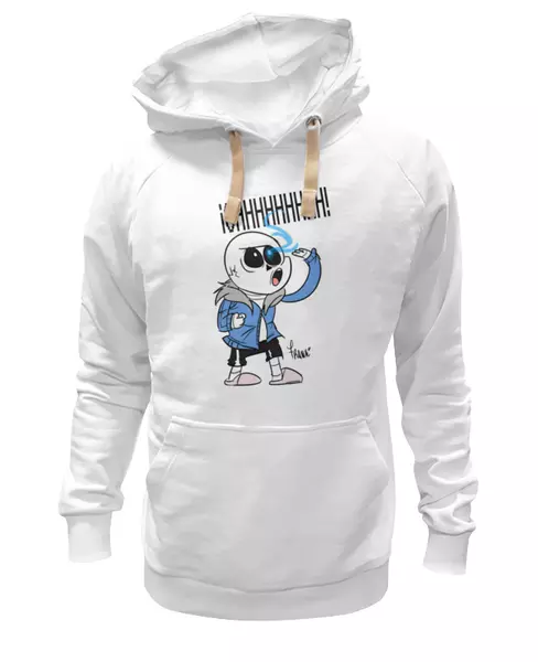 Заказать женскую толстовку в Москве. Женская толстовка Санс из Undertale  от cherdantcev - готовые дизайны и нанесение принтов.