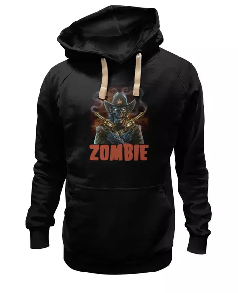 Заказать женскую толстовку в Москве. Женская толстовка Zombie Sheriff от Leichenwagen - готовые дизайны и нанесение принтов.
