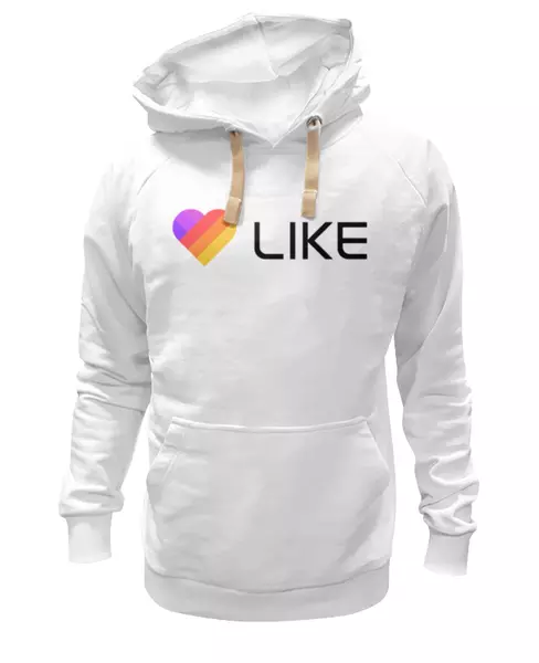 Заказать женскую толстовку в Москве. Женская толстовка Like  от DESIGNER   - готовые дизайны и нанесение принтов.