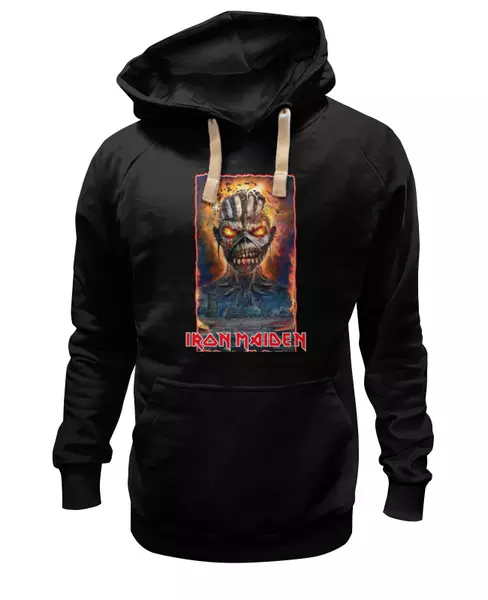 Заказать женскую толстовку в Москве. Женская толстовка Iron Maiden Band от Leichenwagen - готовые дизайны и нанесение принтов.