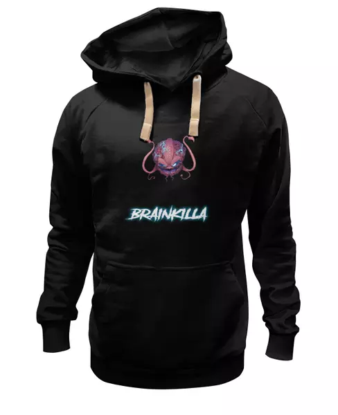 Заказать женскую толстовку в Москве. Женская толстовка merch brainkilla от Paul Paul - готовые дизайны и нанесение принтов.