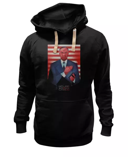 Заказать женскую толстовку в Москве. Женская толстовка House of Cards от KinoArt - готовые дизайны и нанесение принтов.