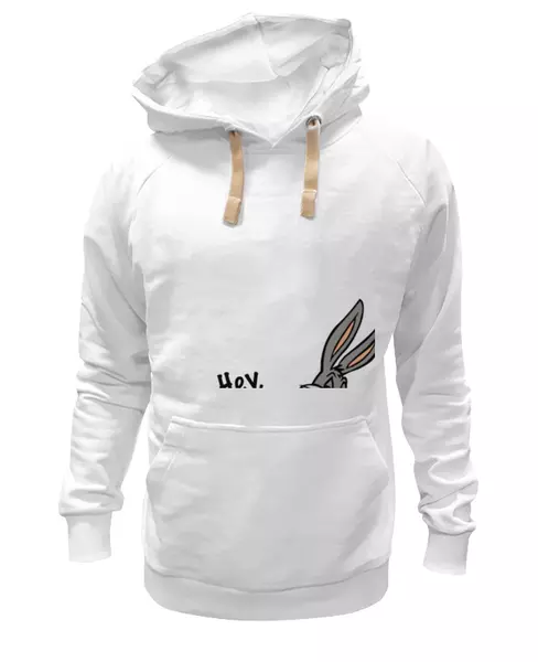 Заказать женскую толстовку в Москве. Женская толстовка Bugs Bunny_man от Printio - готовые дизайны и нанесение принтов.