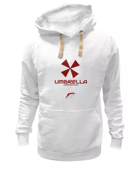Заказать женскую толстовку в Москве. Женская толстовка Resident Evil: Umbrella Corporation от game-fan - готовые дизайны и нанесение принтов.