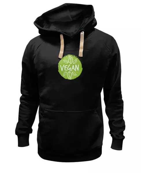 Заказать женскую толстовку в Москве. Женская толстовка Веган от vegan@thespaceway.info - готовые дизайны и нанесение принтов.