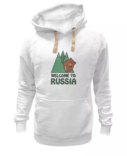 Заказать женскую толстовку в Москве. Женская толстовка Welcome to Russia от priceless - готовые дизайны и нанесение принтов.