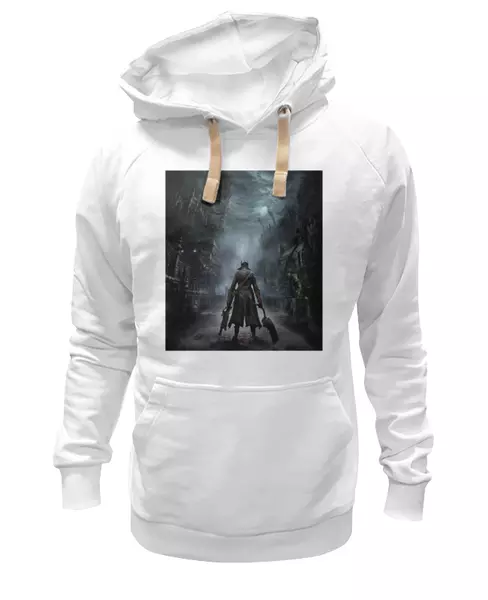 Заказать женскую толстовку в Москве. Женская толстовка Bloodborne от GeekFox  - готовые дизайны и нанесение принтов.