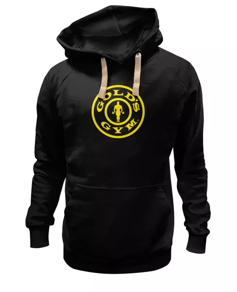 Заказать женскую толстовку в Москве. Женская толстовка Gold's Gym / бодибилдинг от KinoArt - готовые дизайны и нанесение принтов.