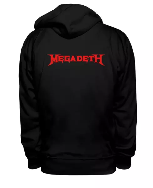 Заказать женскую толстовку в Москве. Женская толстовка Megadeth от Leichenwagen - готовые дизайны и нанесение принтов.