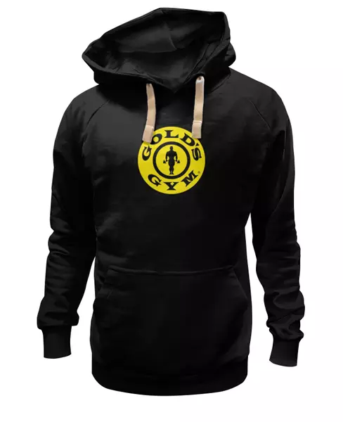 Заказать женскую толстовку в Москве. Женская толстовка Gold's Gym / бодибилдинг от KinoArt - готовые дизайны и нанесение принтов.