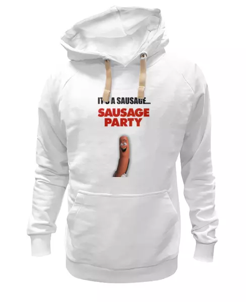 Заказать женскую толстовку в Москве. Женская толстовка SAUSAGE PARTY - Полный расколбас! от art_yaroslav - готовые дизайны и нанесение принтов.