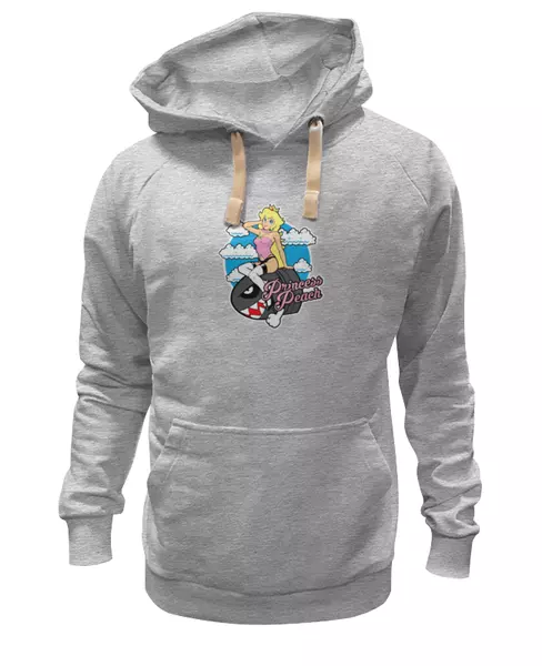 Заказать женскую толстовку в Москве. Женская толстовка Princess Peach от coolmag - готовые дизайны и нанесение принтов.