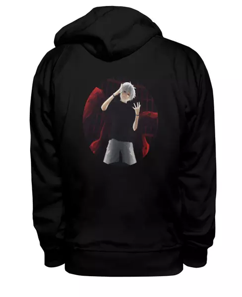 Заказать женскую толстовку в Москве. Женская толстовка Ken Kaneki Tokyo Ghoul от Альберт Тарасов - готовые дизайны и нанесение принтов.