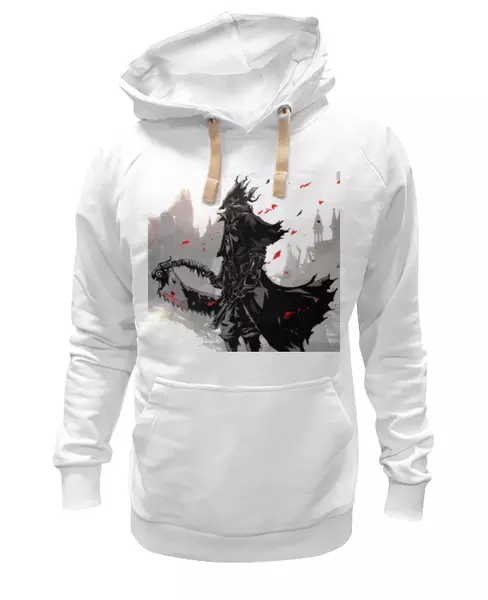 Заказать женскую толстовку в Москве. Женская толстовка Bloodborne от GeekFox  - готовые дизайны и нанесение принтов.