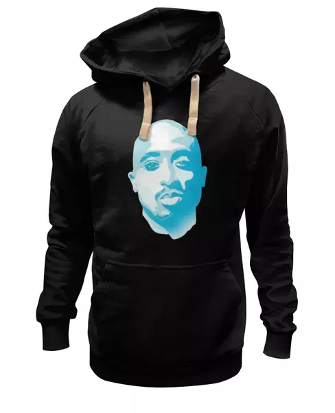 Заказать женскую толстовку в Москве. Женская толстовка Тупак Шакур (2pac) от coolmag - готовые дизайны и нанесение принтов.