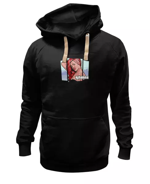 Заказать женскую толстовку в Москве. Женская толстовка Рианна (Rihanna) от fanart - готовые дизайны и нанесение принтов.