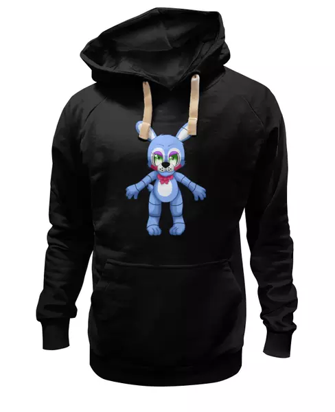 Заказать женскую толстовку в Москве. Женская толстовка Shadow Bonnie (Пять ночей у Фредди) от cherdantcev - готовые дизайны и нанесение принтов.