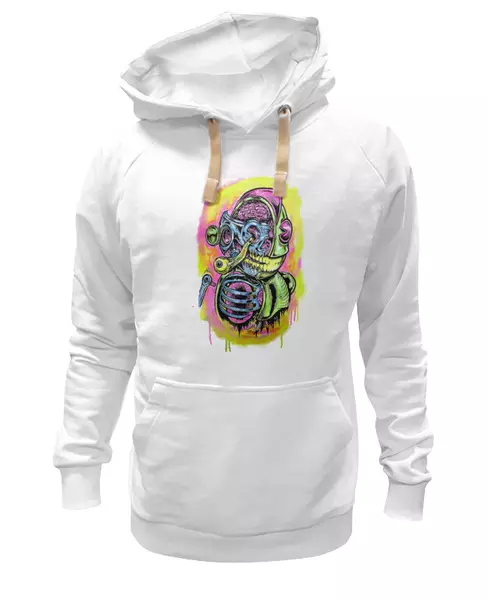 Заказать женскую толстовку в Москве. Женская толстовка Kidrobot art от Иван - готовые дизайны и нанесение принтов.
