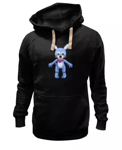 Заказать женскую толстовку в Москве. Женская толстовка Shadow Bonnie (Пять ночей у Фредди)  от cherdantcev - готовые дизайны и нанесение принтов.