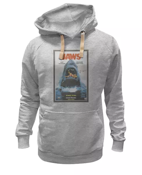 Заказать женскую толстовку в Москве. Женская толстовка Jaws / Челюсти от KinoArt - готовые дизайны и нанесение принтов.