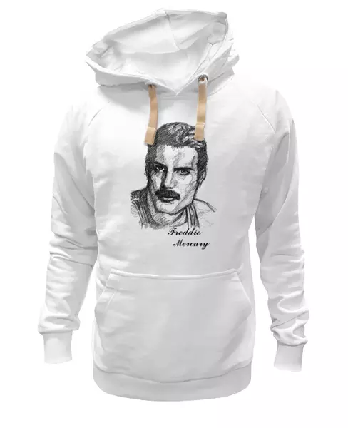 Заказать женскую толстовку в Москве. Женская толстовка Freddie Mercury - Queen от Leichenwagen - готовые дизайны и нанесение принтов.