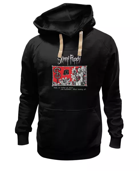 Заказать женскую толстовку в Москве. Женская толстовка Skinny Puppy от OEX design - готовые дизайны и нанесение принтов.