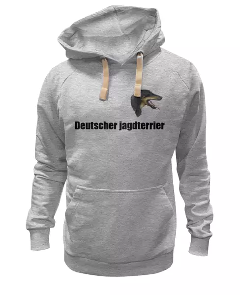 Заказать женскую толстовку в Москве. Женская толстовка Original Jagdterrier от Александр - готовые дизайны и нанесение принтов.
