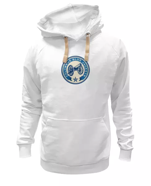 Заказать женскую толстовку в Москве. Женская толстовка Columbus Blue Jackets от dobryidesign - готовые дизайны и нанесение принтов.