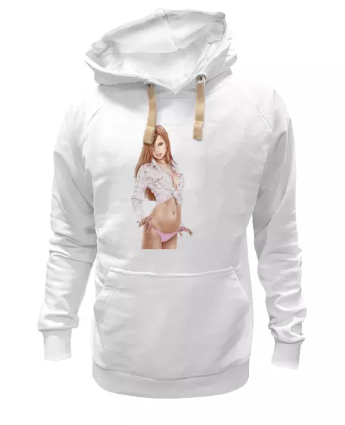 Заказать женскую толстовку в Москве. Женская толстовка КРАСОТКА от Vinli.shop  - готовые дизайны и нанесение принтов.