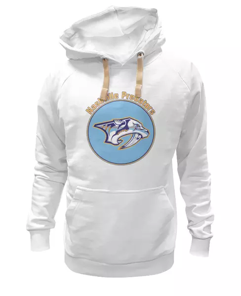 Заказать женскую толстовку в Москве. Женская толстовка Nashville Predators от kspsshop - готовые дизайны и нанесение принтов.
