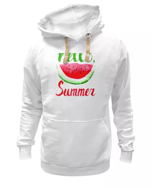 Заказать женскую толстовку в Москве. Женская толстовка Hello summer от Liby - готовые дизайны и нанесение принтов.