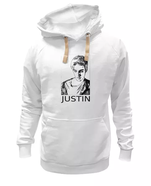 Заказать женскую толстовку в Москве. Женская толстовка Justin Bieber  от cherdantcev - готовые дизайны и нанесение принтов.