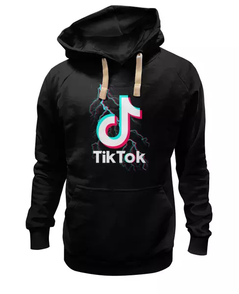 Заказать женскую толстовку в Москве. Женская толстовка TIK TOK (Tik Tok video) от vista12761@rambler.ru - готовые дизайны и нанесение принтов.