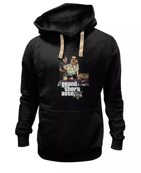 Заказать женскую толстовку в Москве. Женская толстовка GTA 5 от leeshao - готовые дизайны и нанесение принтов.