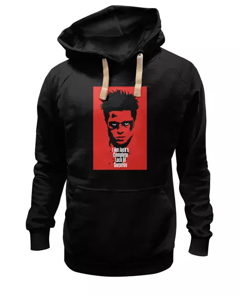 Заказать женскую толстовку в Москве. Женская толстовка Tyler Durden (Fight Club) от coolmag - готовые дизайны и нанесение принтов.