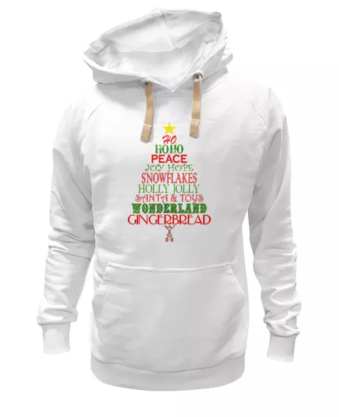Заказать женскую толстовку в Москве. Женская толстовка Christmas Tree от EXKLUZIV - готовые дизайны и нанесение принтов.