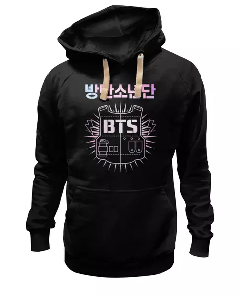 Заказать женскую толстовку в Москве. Женская толстовка BTS (k-pop)  от geekbox - готовые дизайны и нанесение принтов.