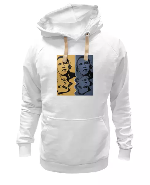 Заказать женскую толстовку в Москве. Женская толстовка Обама от Vinli.shop  - готовые дизайны и нанесение принтов.