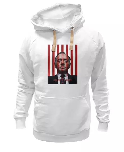 Заказать женскую толстовку в Москве. Женская толстовка house of cards от cherdantcev - готовые дизайны и нанесение принтов.
