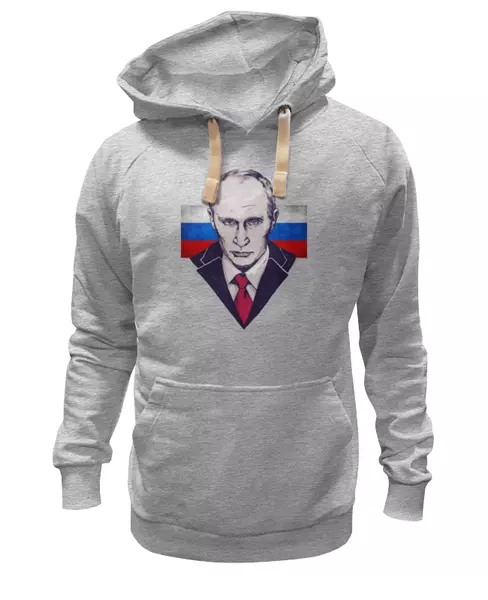 Заказать женскую толстовку в Москве. Женская толстовка Putin от Leichenwagen - готовые дизайны и нанесение принтов.