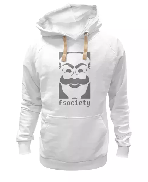 Заказать женскую толстовку в Москве. Женская толстовка Мистер Робот. Fsociety от geekbox - готовые дизайны и нанесение принтов.