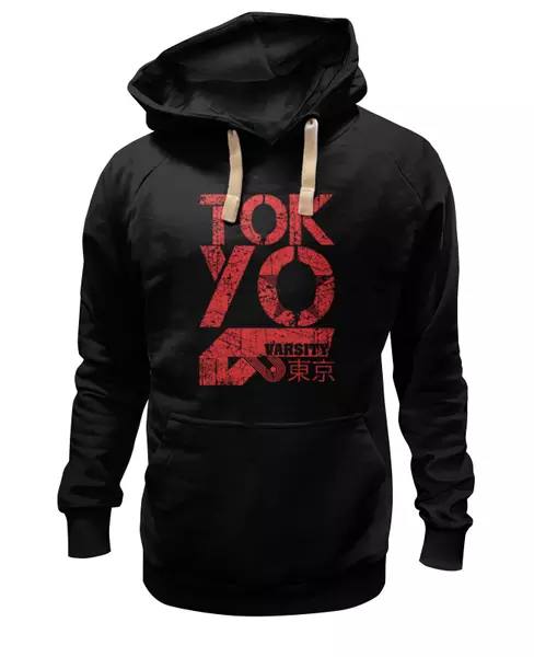 Заказать женскую толстовку в Москве. Женская толстовка TOKYO varsity от balden - готовые дизайны и нанесение принтов.