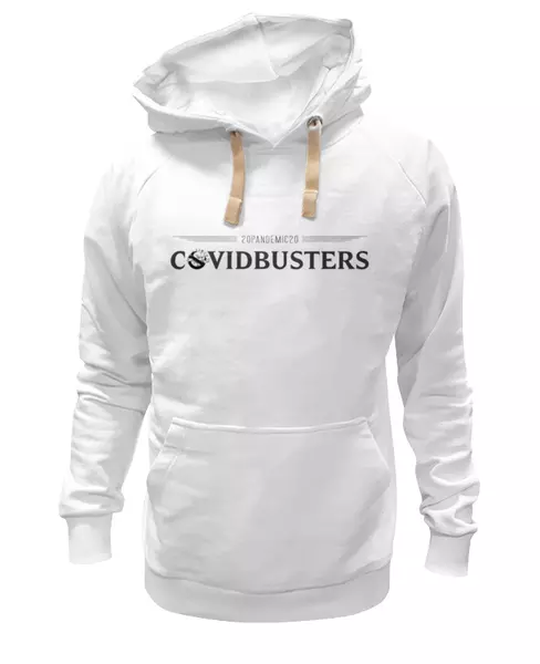 Заказать женскую толстовку в Москве. Женская толстовка Covidbusters от Рустам Юсупов - готовые дизайны и нанесение принтов.