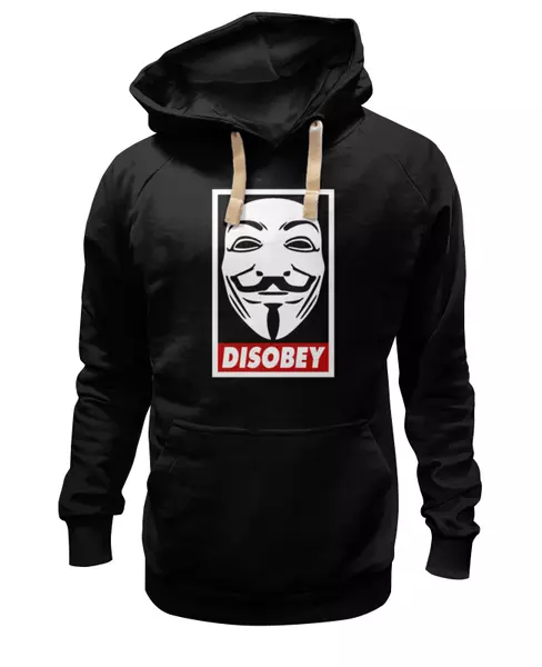 Заказать женскую толстовку в Москве. Женская толстовка Disobey от geekbox - готовые дизайны и нанесение принтов.